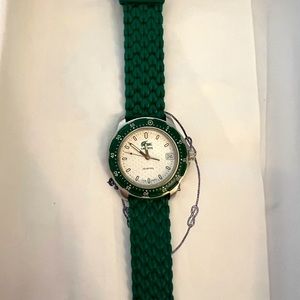 Authentic Lacoste Women’s watch in green! NWOT